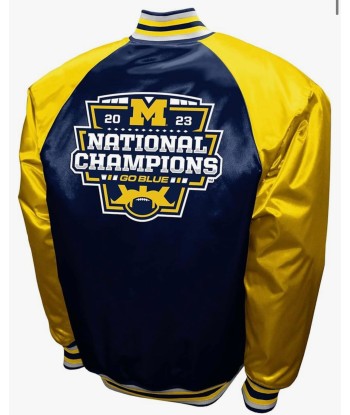 University of Michigan Wolverines Satin Jacket paiement sécurisé