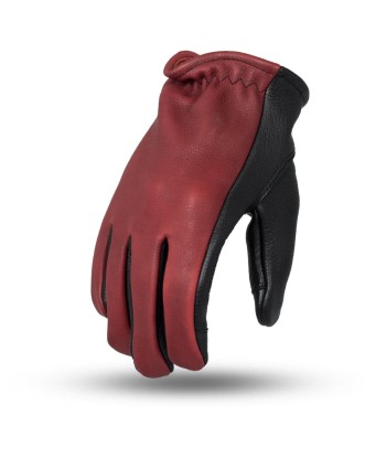 2 Tone Roper Men's Motorcycle Leather Gloves l'achat 