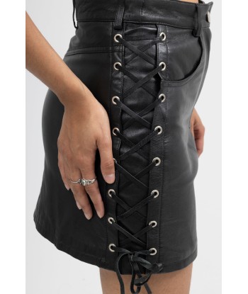 Lacey Fashion Leather Skirt shop