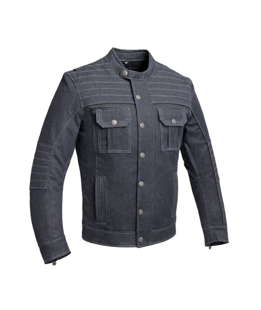 Rowdy Men's Thunder Denim Motorcycle Jacket soldes