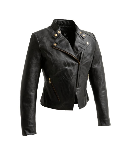 Lizette Womens Fashion Leather Jacket les ligaments