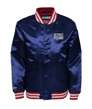 Mitchell and Ness Kids Detroit Pistons Satin Jacket français