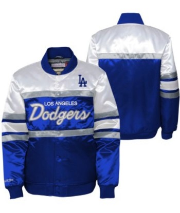 Mitchell and Ness Kids Los Angeles Dodgers Satin Jacket paiement sécurisé