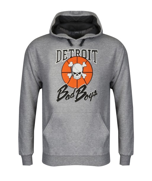 Authentic Detroit Bad Boys Hoody Sweatshirt -  Grey Profitez des Offres !