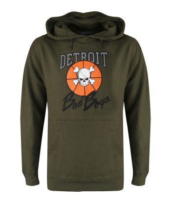 Authentic Detroit Bad Boys Hoody Sweatshirt - Military Green ou a consommer sur place