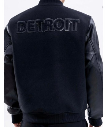 Pro Standard Detroit Lions Varsity Jacket - Black on Black 50% de réduction en Octobre 2024