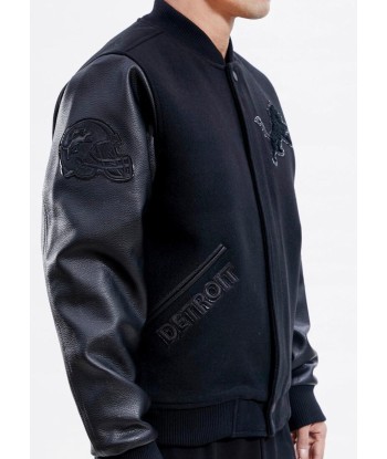 Pro Standard Detroit Lions Varsity Jacket - Black on Black 50% de réduction en Octobre 2024