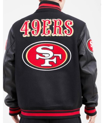 Pro Standard San Francisco 49ers Varsity Jacket Véritable concentré