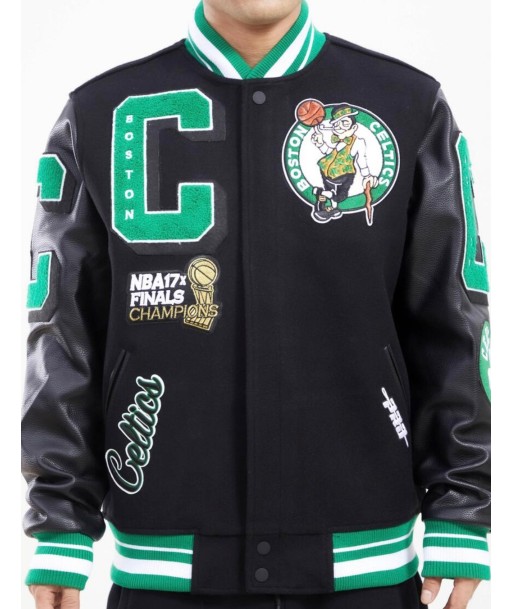 Pro Standard Boston Celtics Varsity Jacket de l' environnement