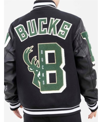 Pro Standard Milwaukee Bucks Varsity Jacket Comparez plus de prix