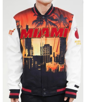 Pro Standard Miami Heat Varsity Jacket destockage