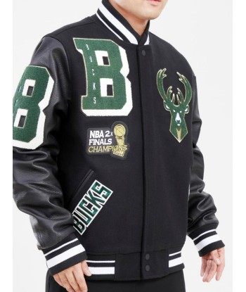 Pro Standard Milwaukee Bucks Varsity Jacket Comparez plus de prix