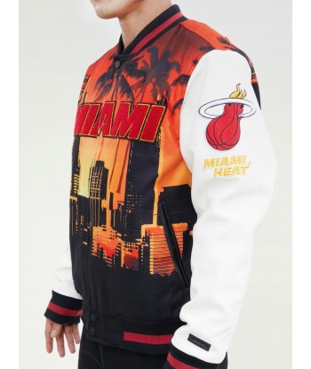 Pro Standard Miami Heat Varsity Jacket destockage