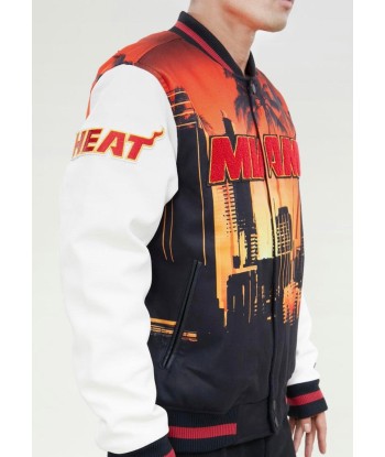 Pro Standard Miami Heat Varsity Jacket destockage