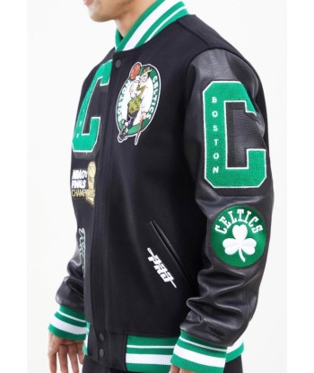 Pro Standard Boston Celtics Varsity Jacket de l' environnement