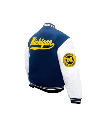 G-III University Of Michigan Wolverines Varsity Jacket des créatures d'habitude