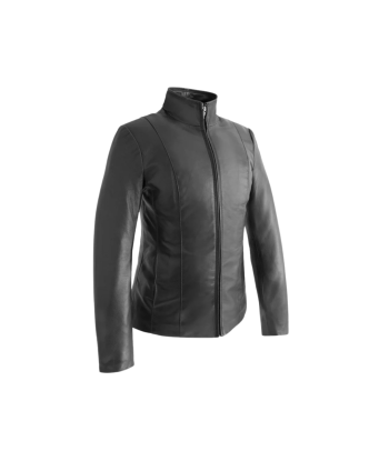 Francine Womens Fashion Leather Jacket Par le système avancé 