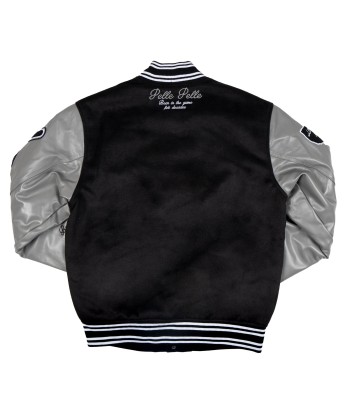 Pelle Pelle World Famous Wool and Leather Varsity Jacket - Black Venez découvrir notre 