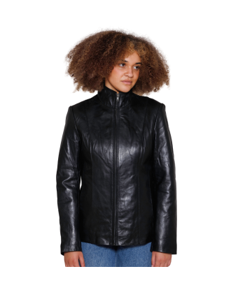 Francine Womens Fashion Leather Jacket Par le système avancé 