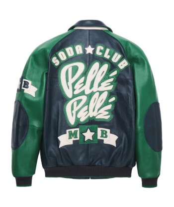 Pelle Pelle MB Soda Club Leather Varsity Jacket - Black offre 