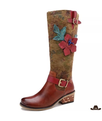 Bottes Cowboy Rouge Femme En savoir plus