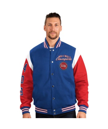 Official Detroit Pistons 3x World Series Jacket Découvrez la collection