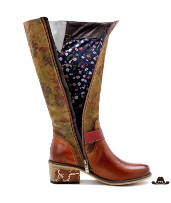 Bottes Cowboy Rouge Femme En savoir plus