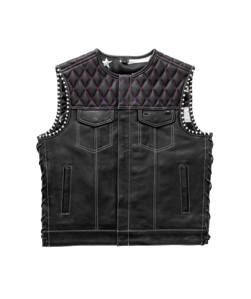 Americano Men's Club Style Leather Vest prix pour 