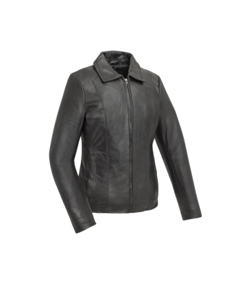 Imelda - A ladies lambskin leather jacket le des métaux précieux