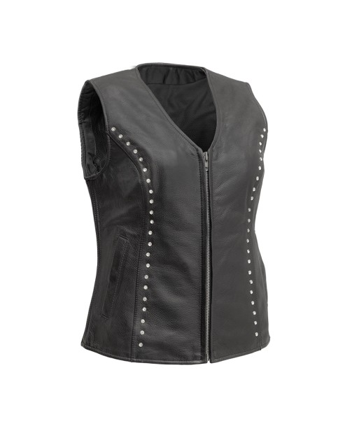 Diana - Women's Motorcycle Leather Vest prix