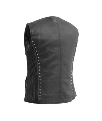 Diana - Women's Motorcycle Leather Vest prix