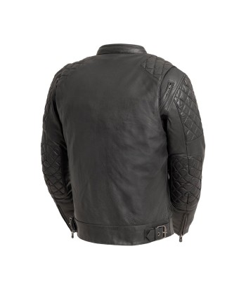 Grand Prix - Men's Leather Motorcycle Jacket 2024