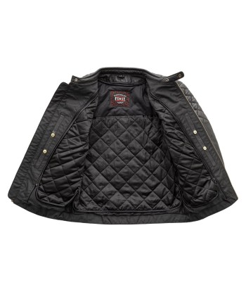 Grand Prix - Men's Leather Motorcycle Jacket 2024