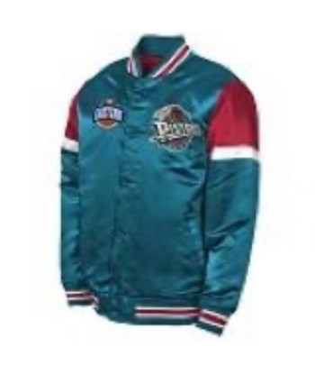 Mitchell and Ness Kids Detroit Pistons Throwback Satin Jacket pas cher chine