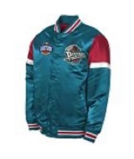 Mitchell and Ness Kids Detroit Pistons Throwback Satin Jacket pas cher chine