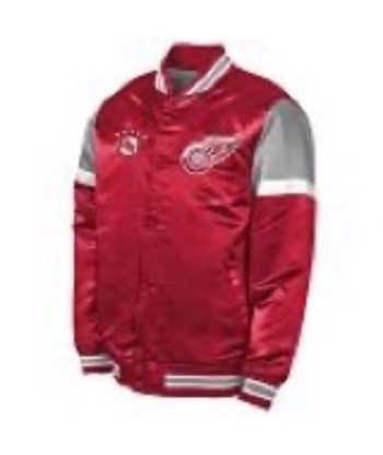 Mitchell and Ness Kids Detroit Red Wings Satin Jacket solde