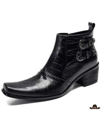 Bottines Western Cuir Homme solde