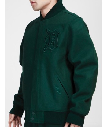 Pro Standard Detroit Tigers All Wool Varsity Jacket - Green on Green de technologie