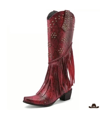 Bottes Western Rouges pas cher chine