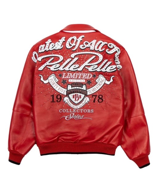 Pelle Pelle GOAT Varsity Jacket - Red Faites des économies