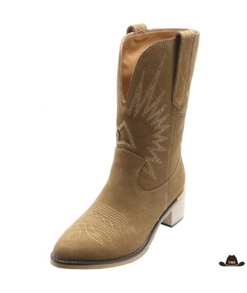 Bottes Western Daim pas chere