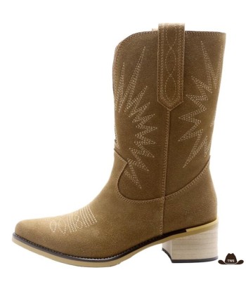 Bottes Western Daim pas chere