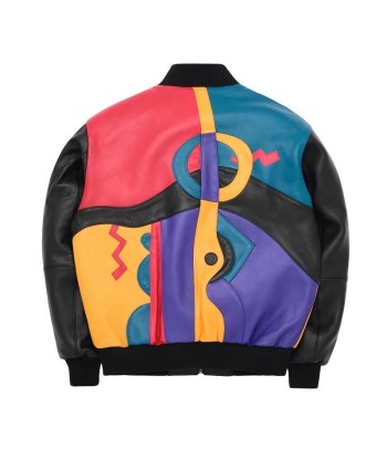 Pelle Pelle Picasso Leather Varsity Jacket - Black de votre