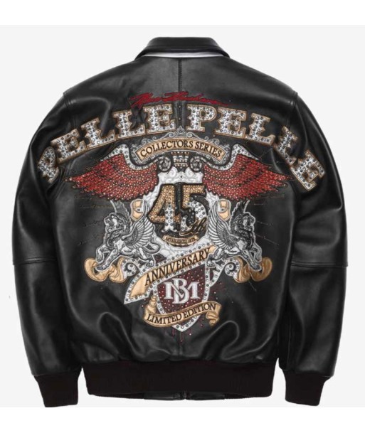 Pelle Pelle 45th Anniversary Varsity Jacket - Black solde