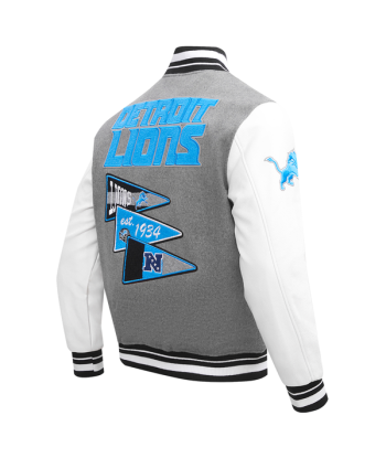 Pro Standard Detroit Lions Pennant Varsity Jacket de votre