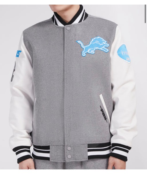 Pro Standard Detroit Lions Old English Varsity Jacket 50% de réduction en Octobre 2024