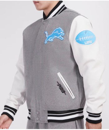 Pro Standard Detroit Lions Old English Varsity Jacket 50% de réduction en Octobre 2024