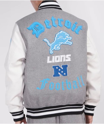 Pro Standard Detroit Lions Old English Varsity Jacket 50% de réduction en Octobre 2024