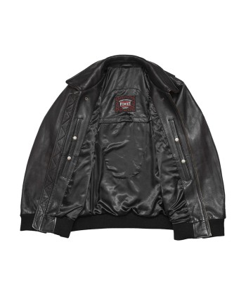 Moto Bomber - Men's Leather Jacket est présent 