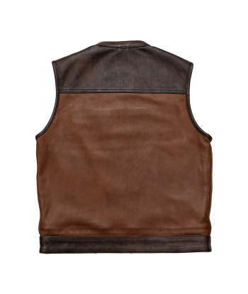 Gunner Men's Leather Motorcycle Vest (Limited Edition) solde